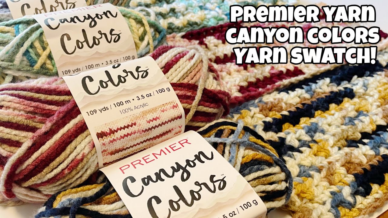 Образцы пряжи Premier Yarns Canyon Colors! Какой цвет вам нравится больше всего? #makeitpremier