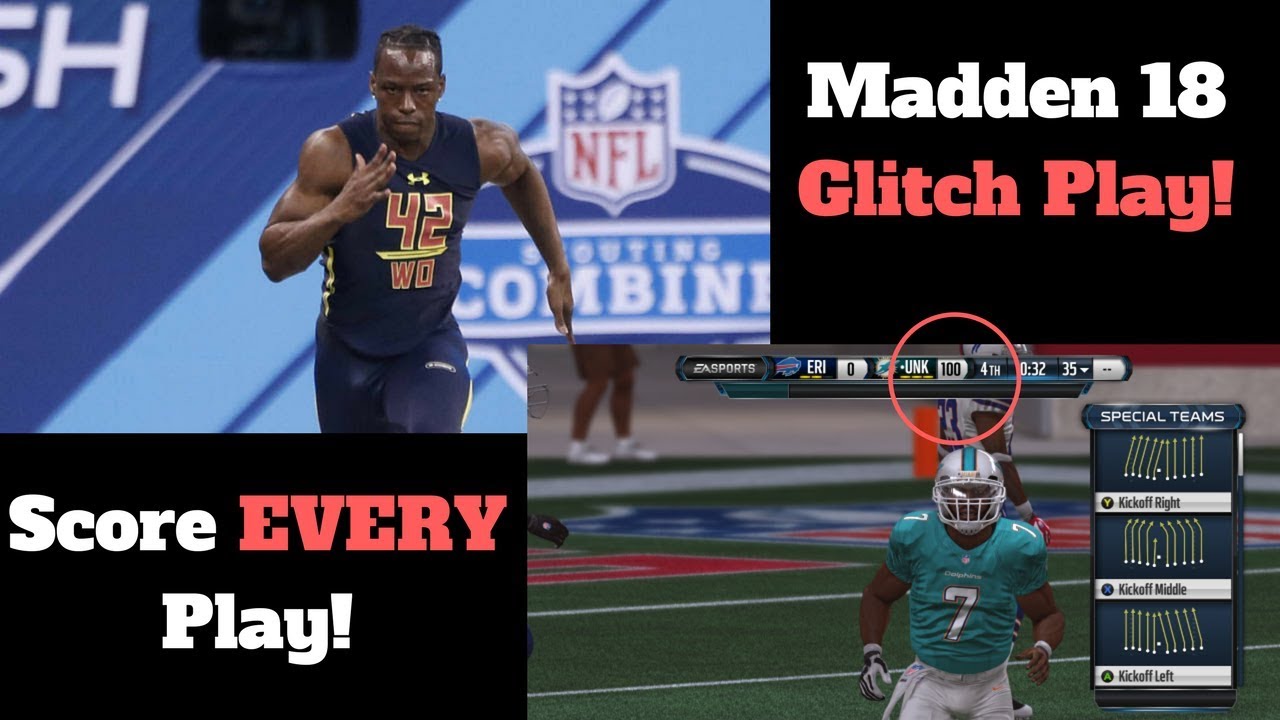 Madden 18 Unstoppable Glitch Play! User Proof Money Play