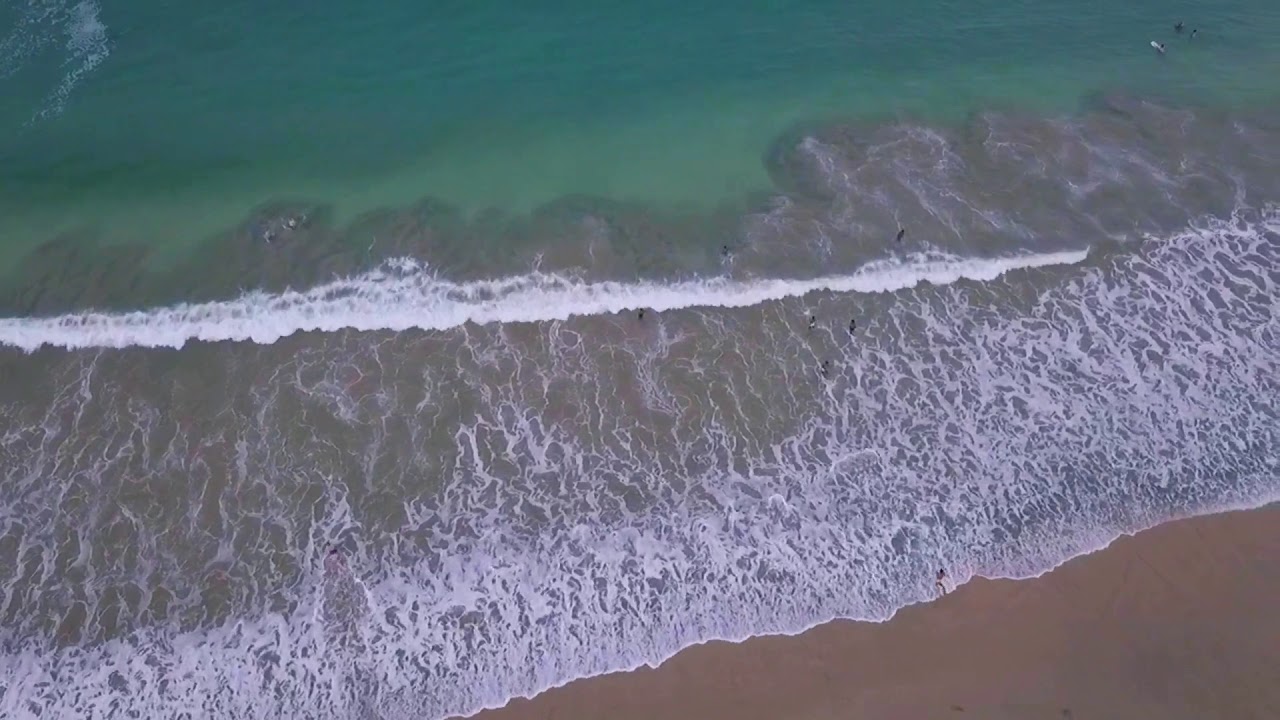 Drone video of Santos Beach in Mossel Bay South Africa