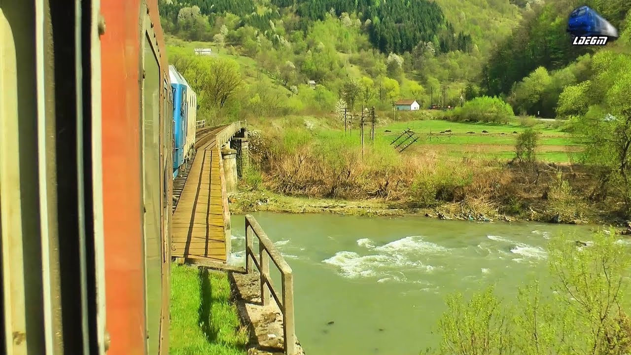 Călătorie Valea Vișeului-Vișeu de Jos Train Ride @R4656 Sighetu Marmației-Vișeu de Jos 24 April 2019