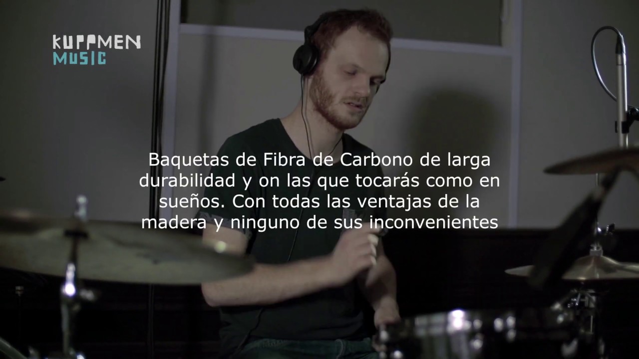 Las baquetas Kuppmen de Fibra de Carbono - video Promoci&oacute;n