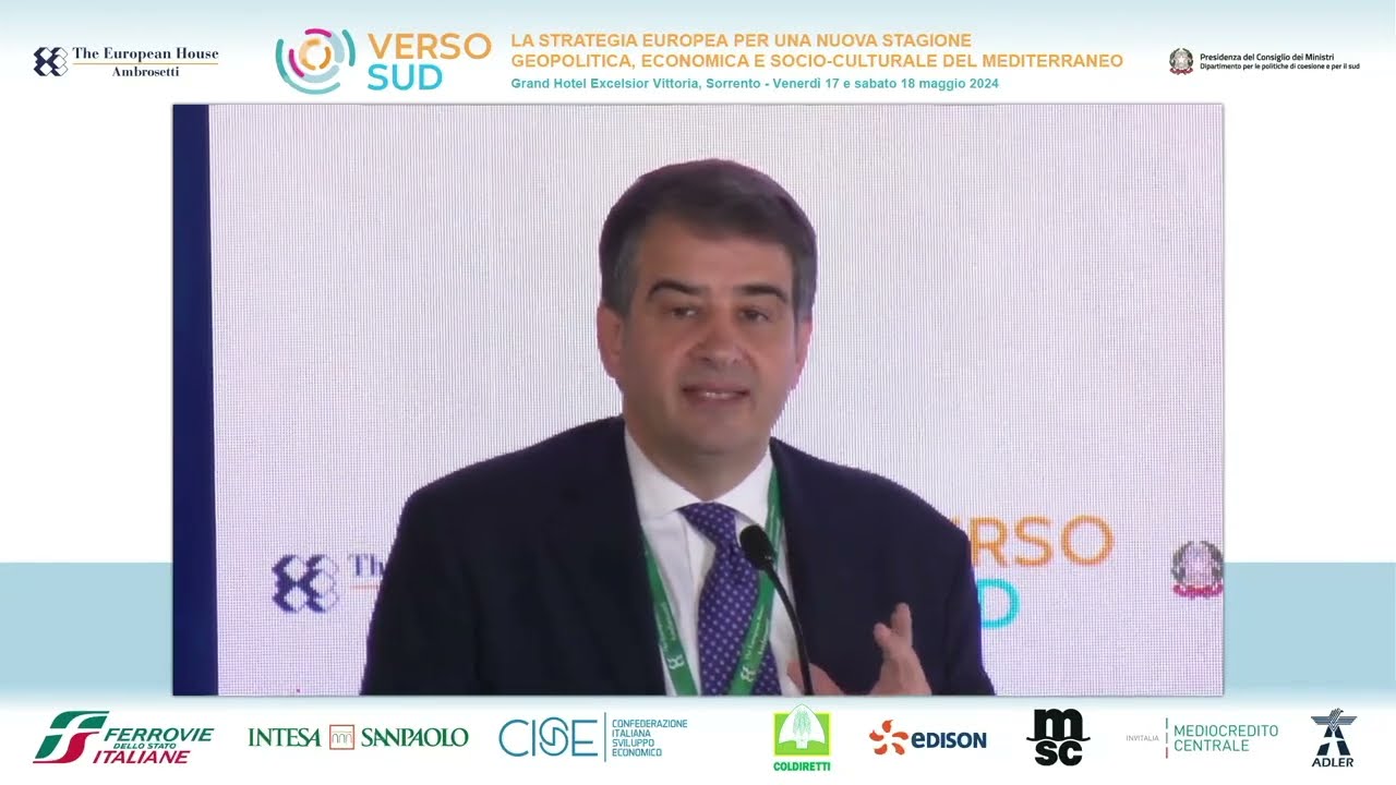 Verso Sud: Forum Internazionale del Mediterraneo. Intervento del Ministro Fitto