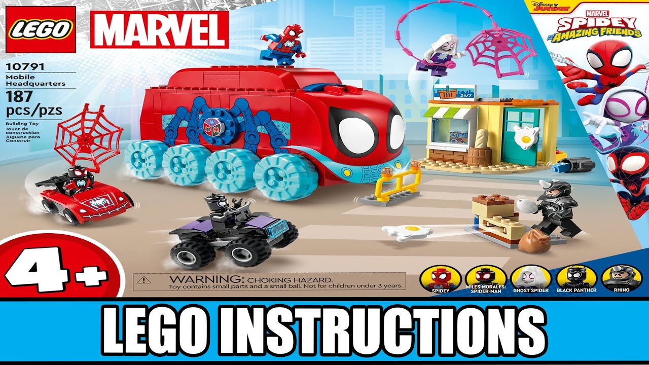 LEGO Instructions | Marvel Super Heroes | 10791 | Team Spidey's Mobile Headquarters (All Books)