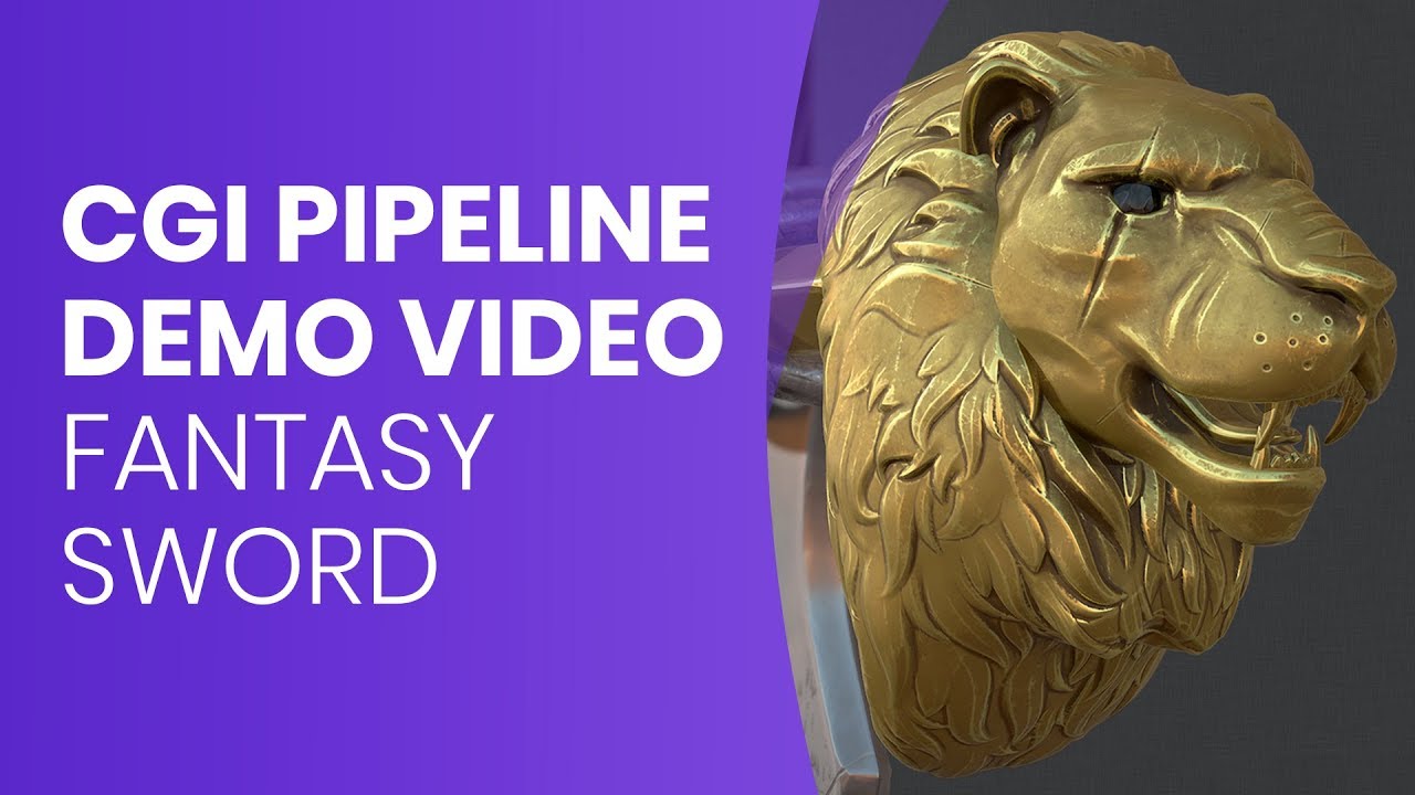 CGI Pipeline Demo Video - Medieval Fantasy Sword | ASSIST Software Romania