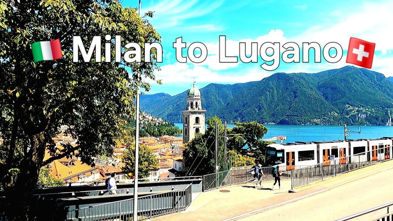 Milan Italy 🇮🇹 to Lugano Switzerland 🇨🇭 by Train