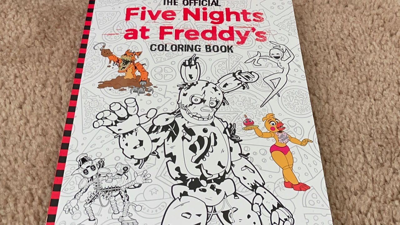 FNAF Coloring book review