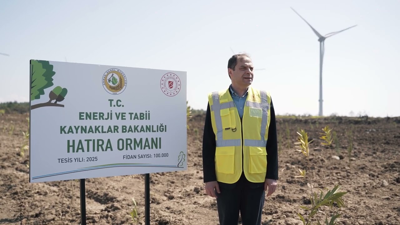 &Ccedil;anakkale&rsquo;de 100 Bin Fidanlık &ldquo;Enerji&rdquo; Ormanı