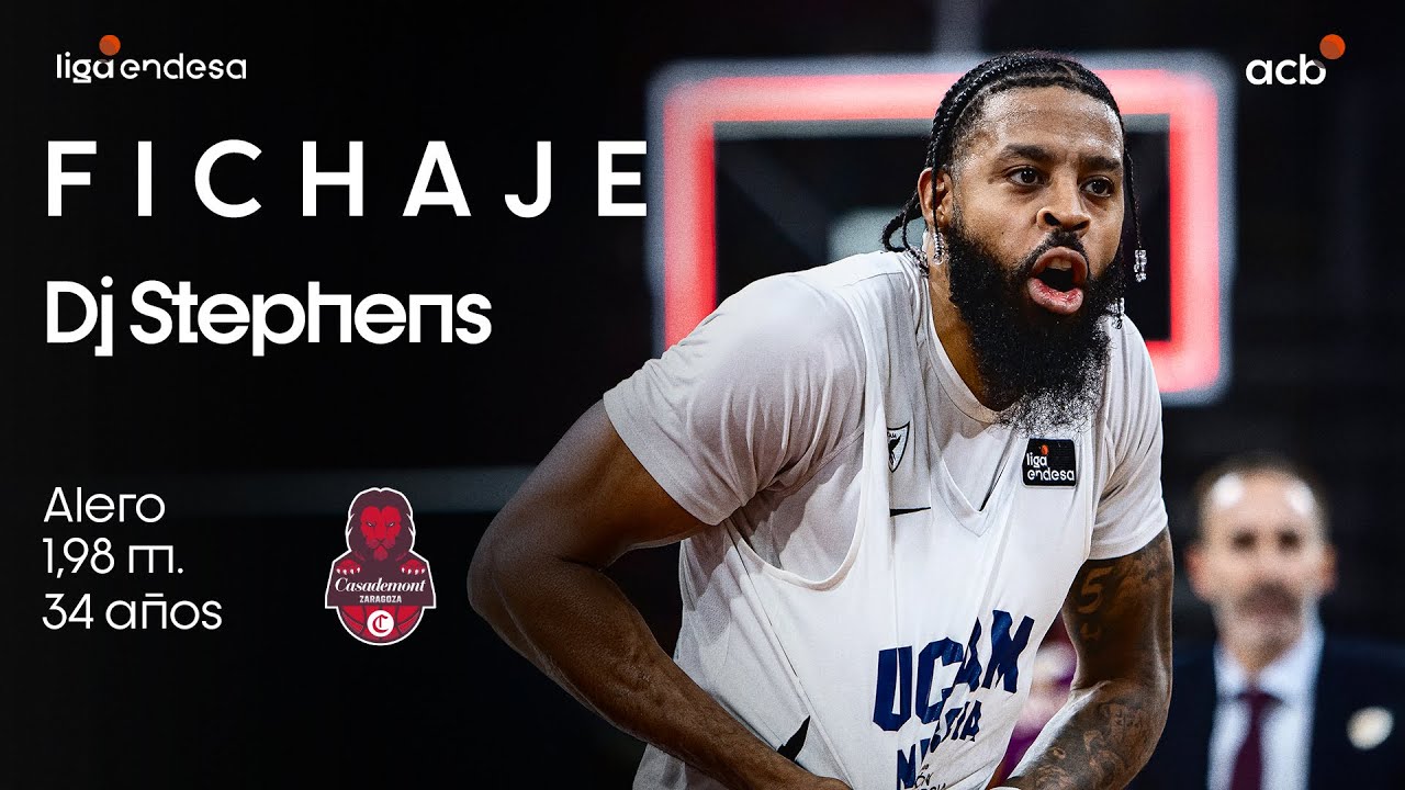 DJ Stephens, nuevo fichaje del Casademont Zaragoza | Liga Endesa 2025-26