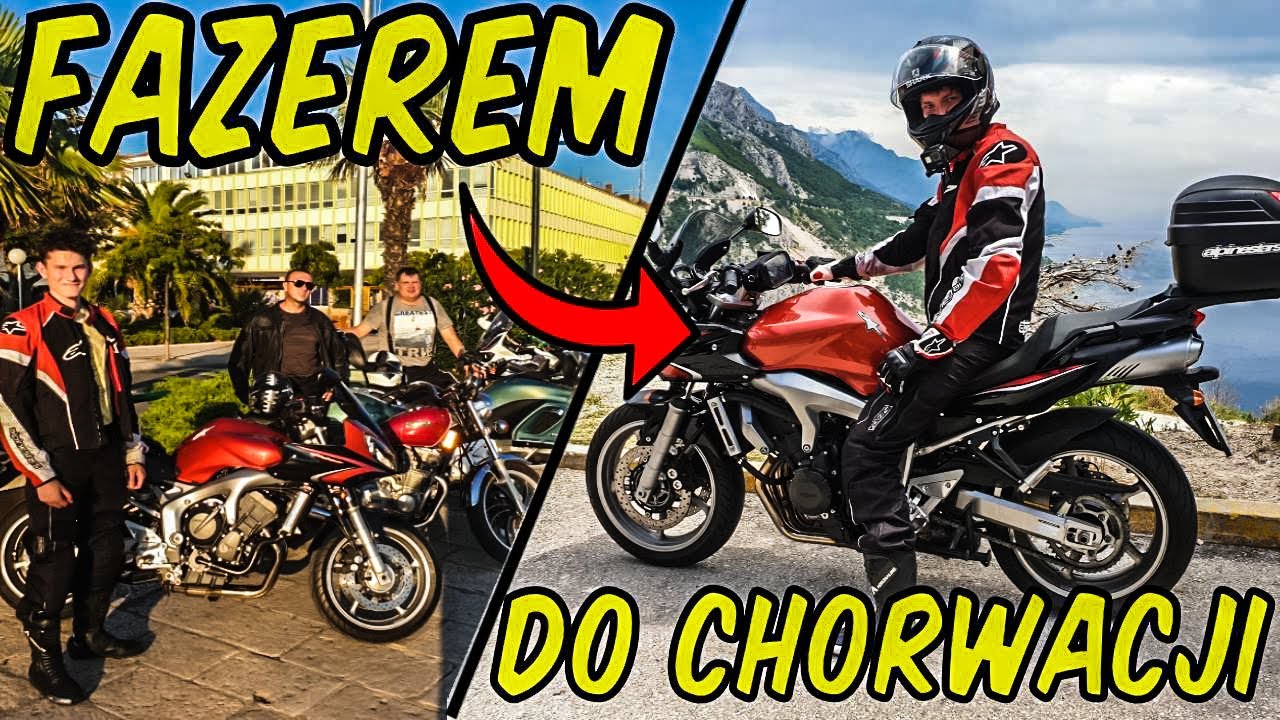MOTOCYKLEM DO CHORWACJI | YAMAHA FZ6 FAZER S2 | BMW K1200 LT | MAGISTRALA ADRIATYCKA