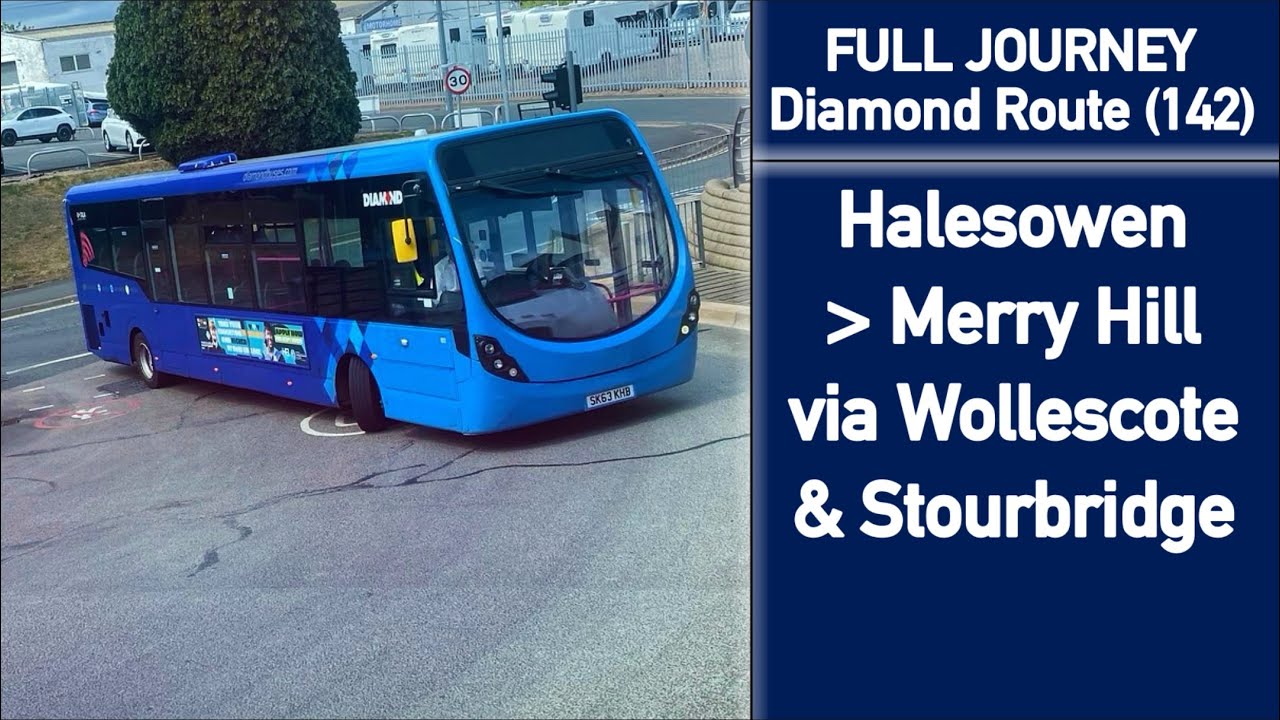 FULL JOURNEY | Diamond Route (142) Halesowen - Merry Hill