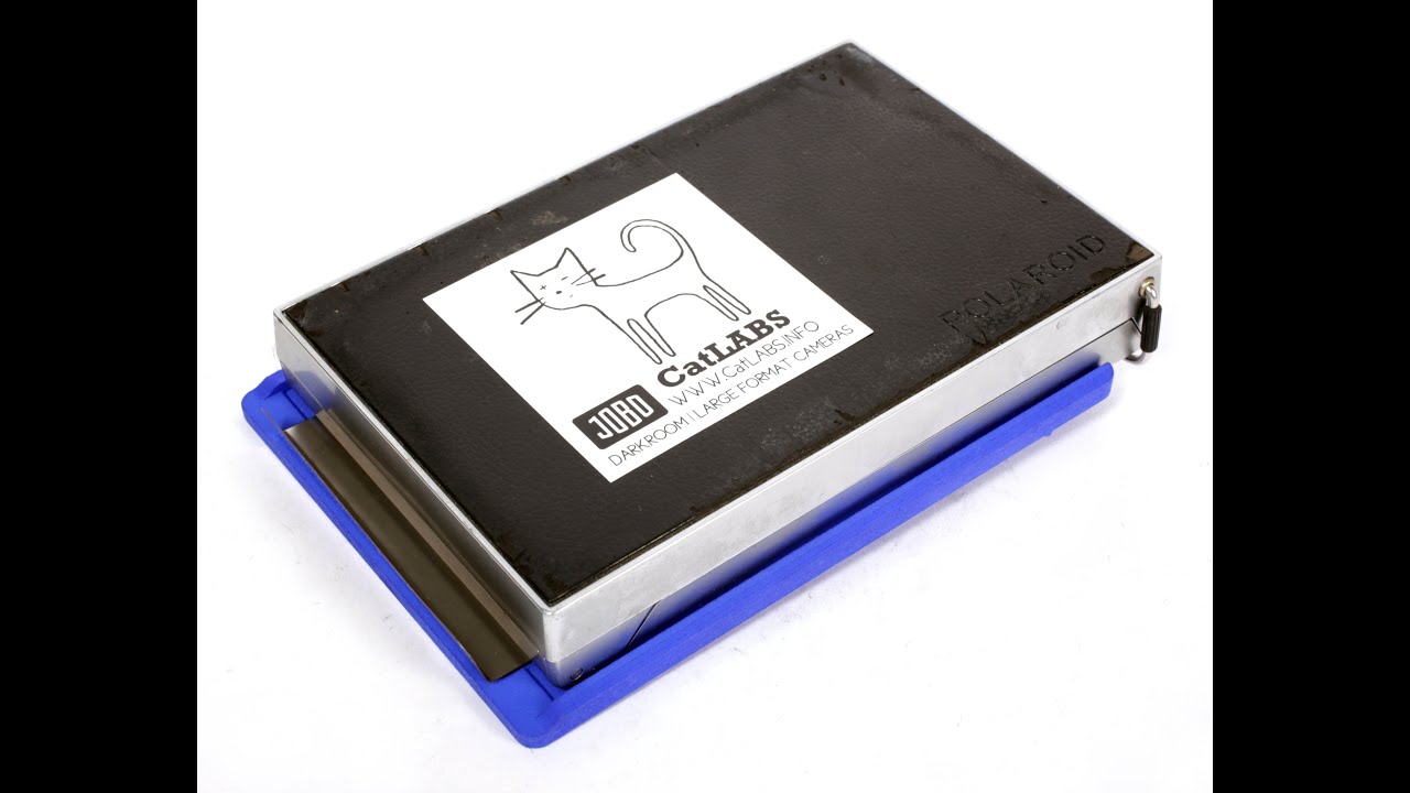 How to use the Instant pack film holder (Polaroid 405)