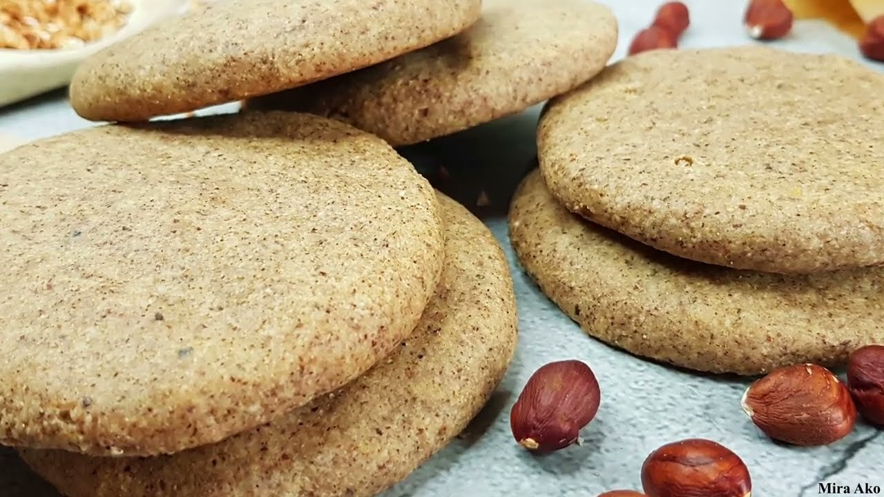 The Best Vegan Hazelnut Cookies | Gluten-free & Sugar-free Aquafaba Cookies