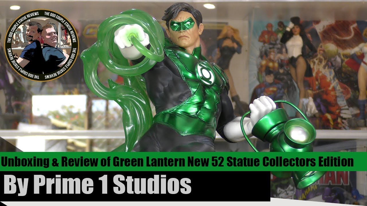 New 52 Green Lantern by Prime 1 Studios Sideshow Unboxing and Review