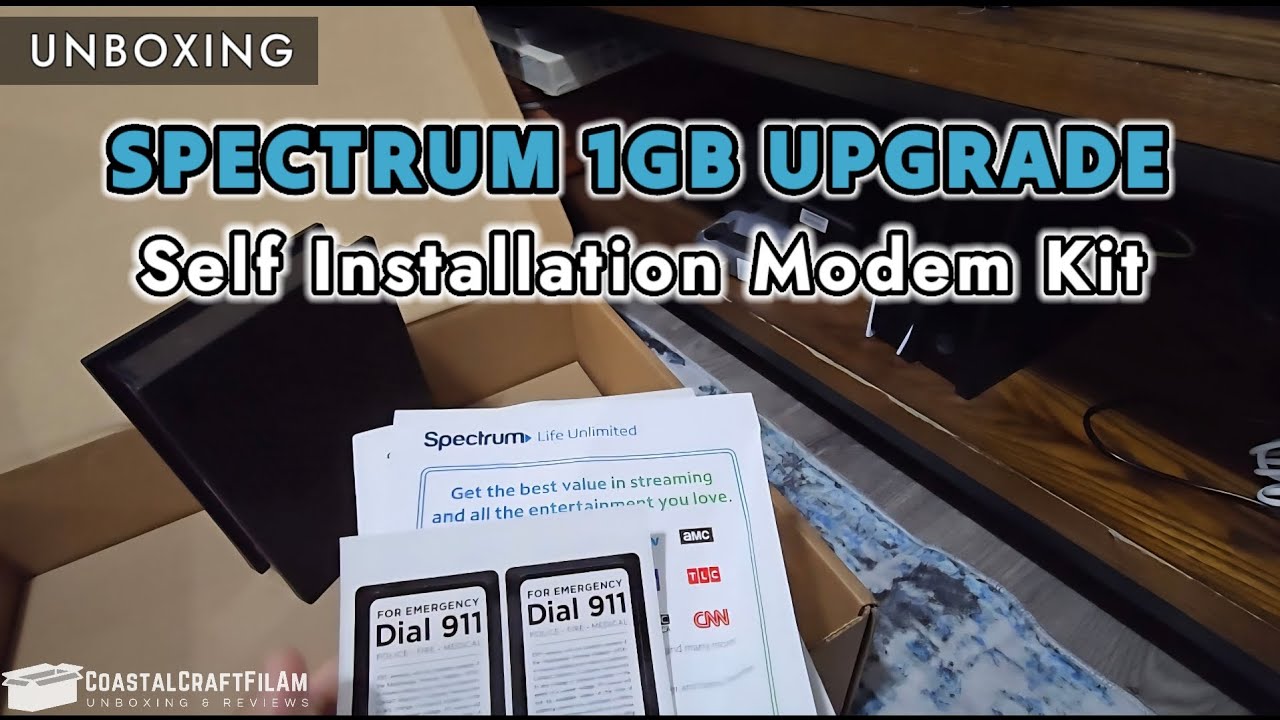 UNBOXING: SPECTRUM 1GB MODEM | Self Installation Internet Kit @CoastalCraftFilAm