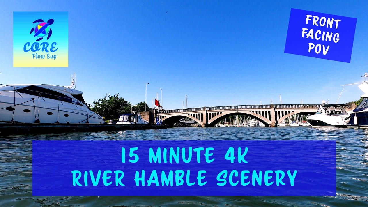 River Hamble 15 Mins FPOV Scenery 4K