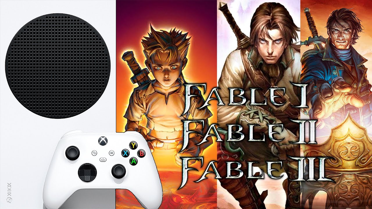 XBOX SERIES S В ИГРАХ ПО ОБРАТНОЙ СОВМЕСТИМОСТИ XBOX 360 FABLE 1,2,3