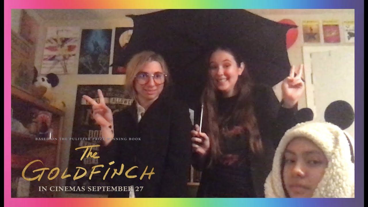 an unhinged reenactment of the goldfinch 🏳️‍🌈