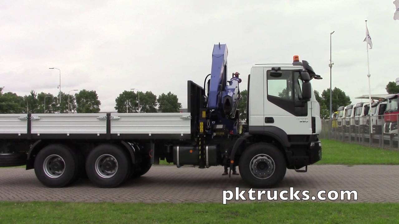 iv3744 - Iveco TRAKKER AD380T38H 6x4  PM, crane cw flatbed - NEW