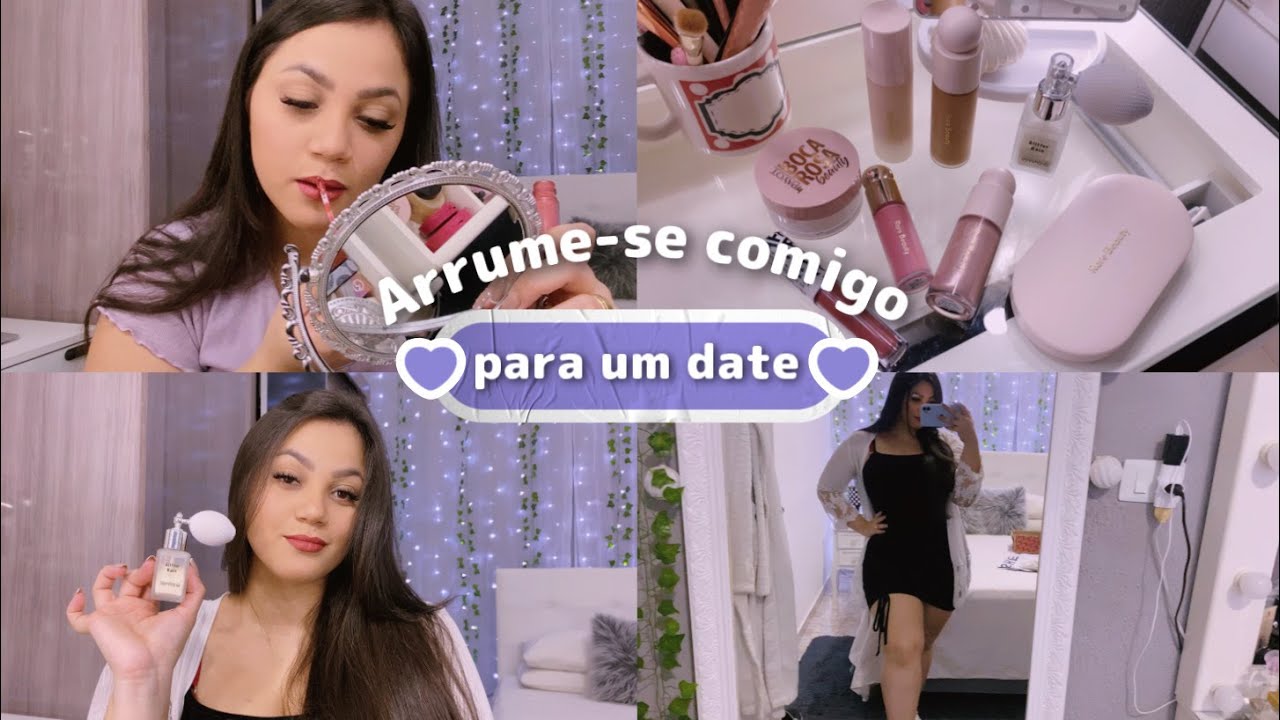 ARRUME-SE COMIGO PARA UM DATE COM O BOY ✨💄 grwm |   Thamires Lima