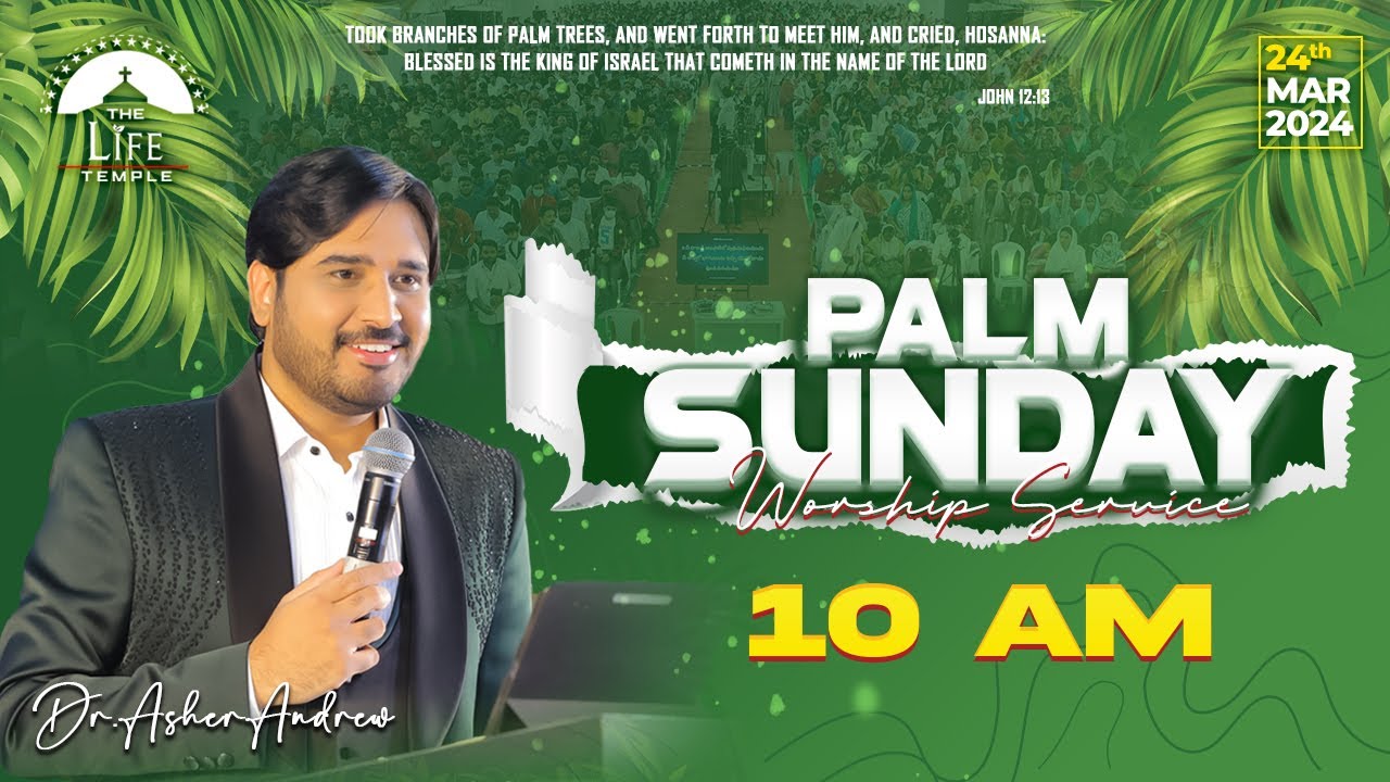 #SundayService Telugu Worship Service live 24-03-2024 || Dr Asher Andrew || The Life Temple
