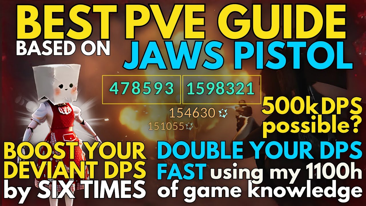 Best Jaws Pistol PvE Build for 500K DPS – Best Weapon, Best Build & DPS in Once Human Way of Winter