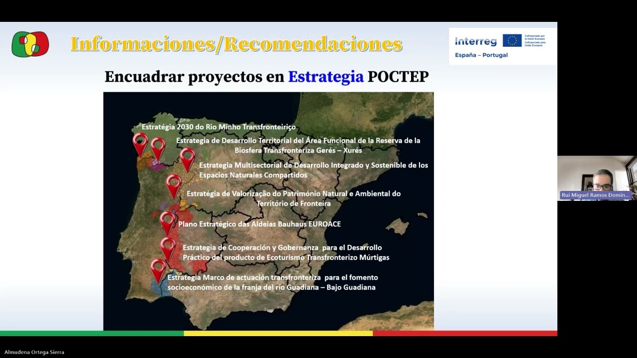 Webinar 8ª convocatoria POCTEP 27/06/2025