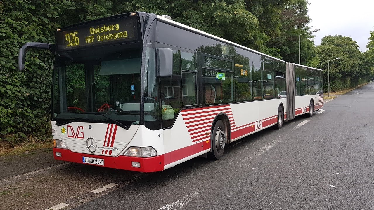(REUP) [Mitfahrt] Bus Mercedes O 530 G (DU-DV 3020) der DVG, Duisburg