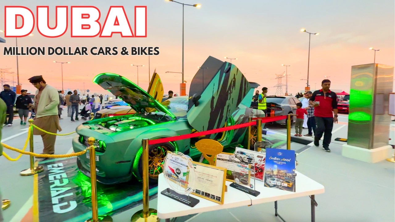 Dubai 🇦🇪| Million Dollar Super Cars and Bike Walking Tour at Mirdiff City Center | DSF 2026 4K