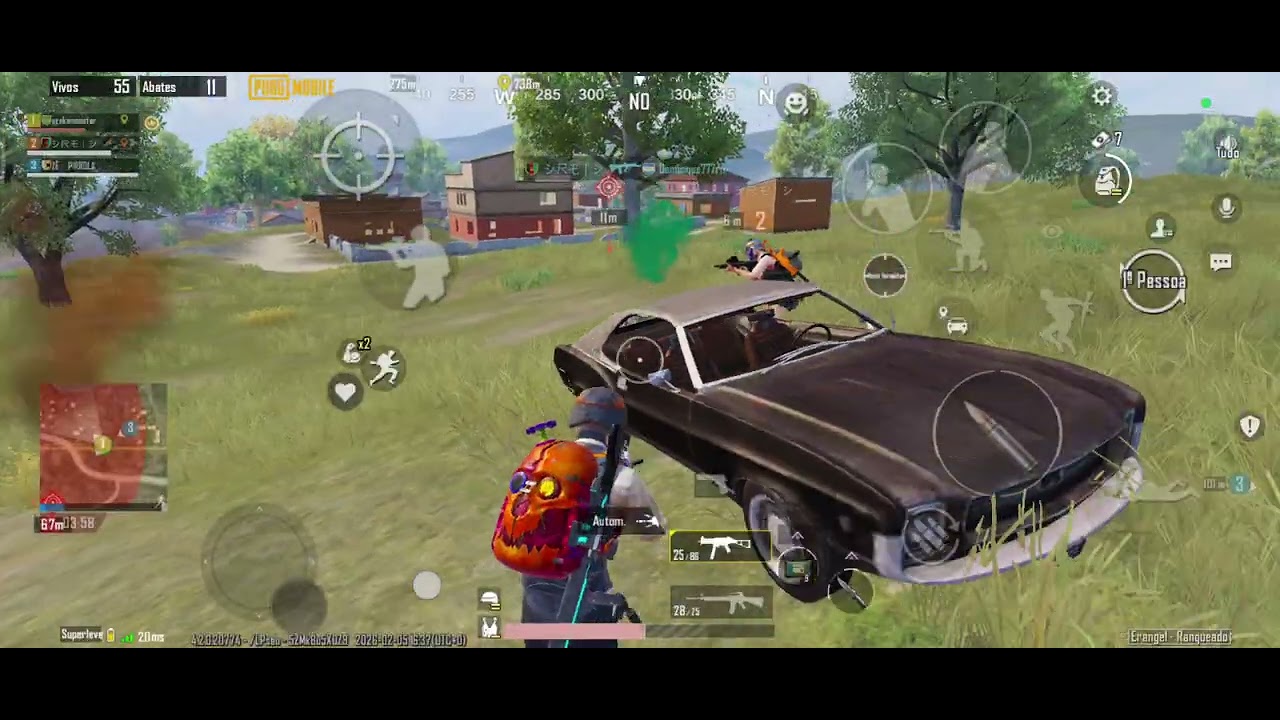 PUBG Mobile - Disputando Eliminador Craque com o @mclovin-v7c - SQUAD Erangel