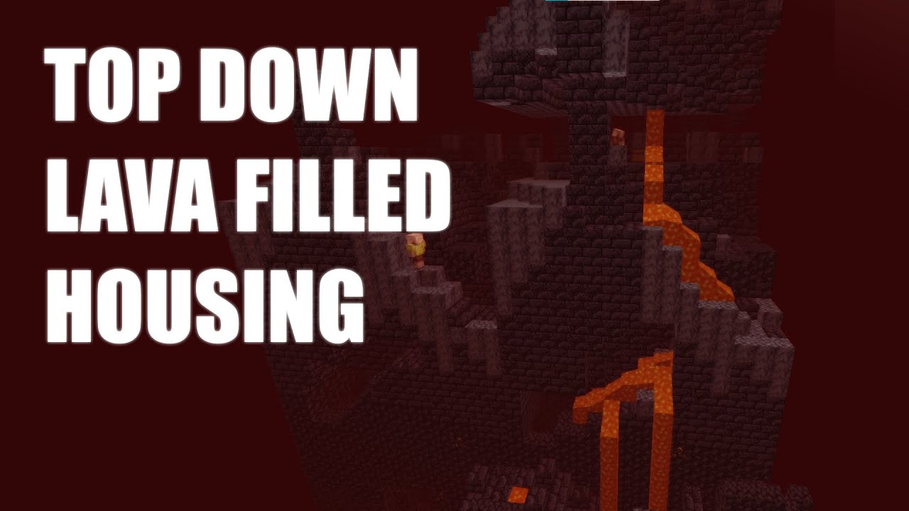 Top Down Lava Stairs Housing Route | MC Speedruning