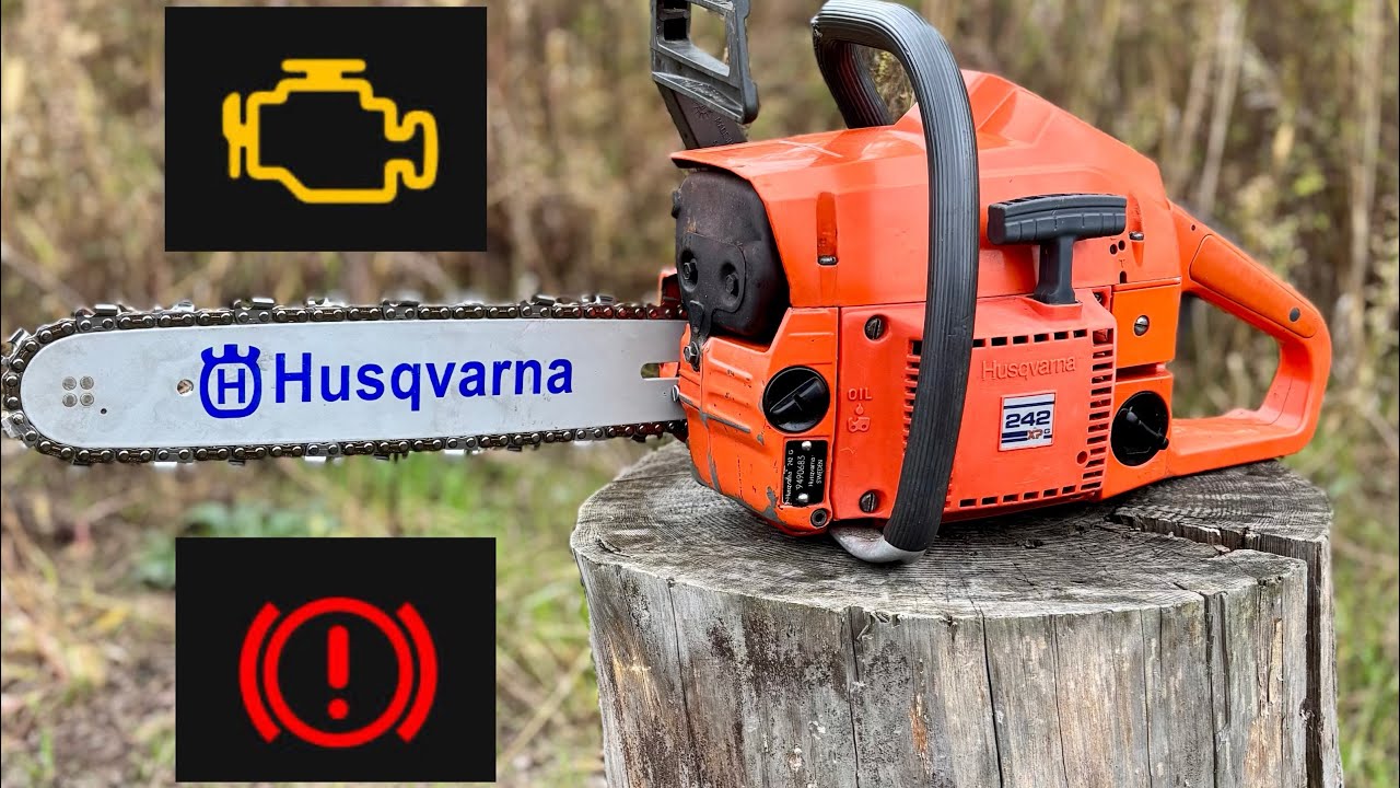 Бензопила Husqvarna 340E загорівся “check”