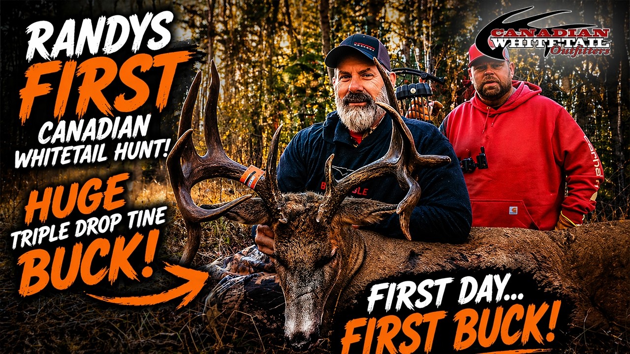 Канадский олень-монстр 🦌 | Эпическая охота с луком в Canadian Whitetail Outfitters
