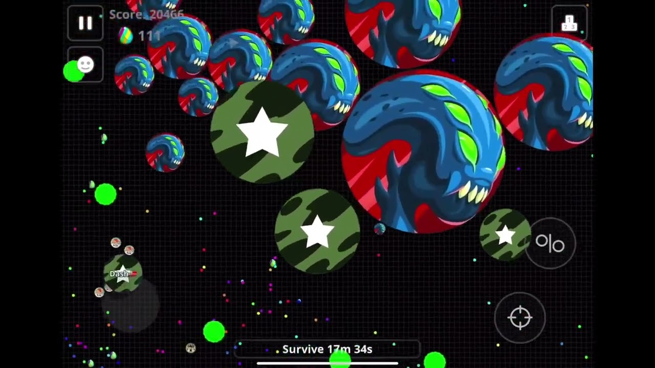 Agar.io Mobile/アガリオ split run/狐式