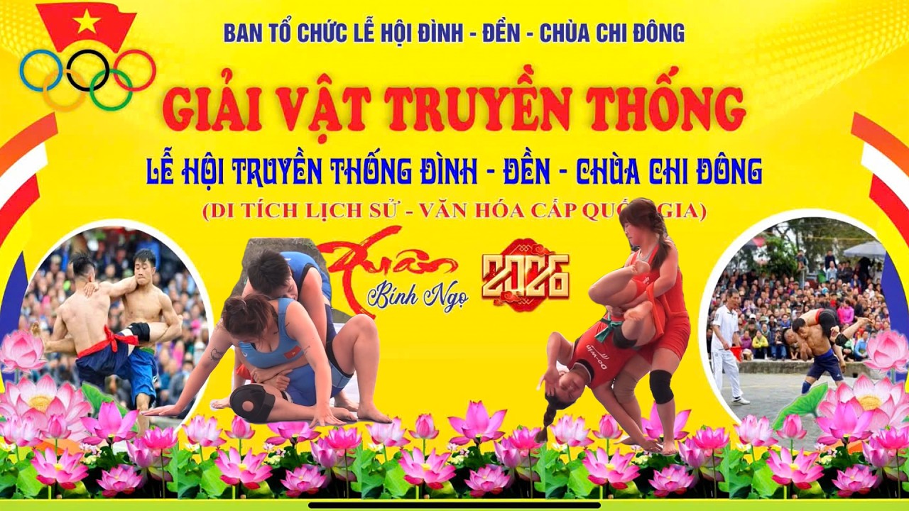 Live Vật Truyền Thống đình đền Chi Đông 2026
