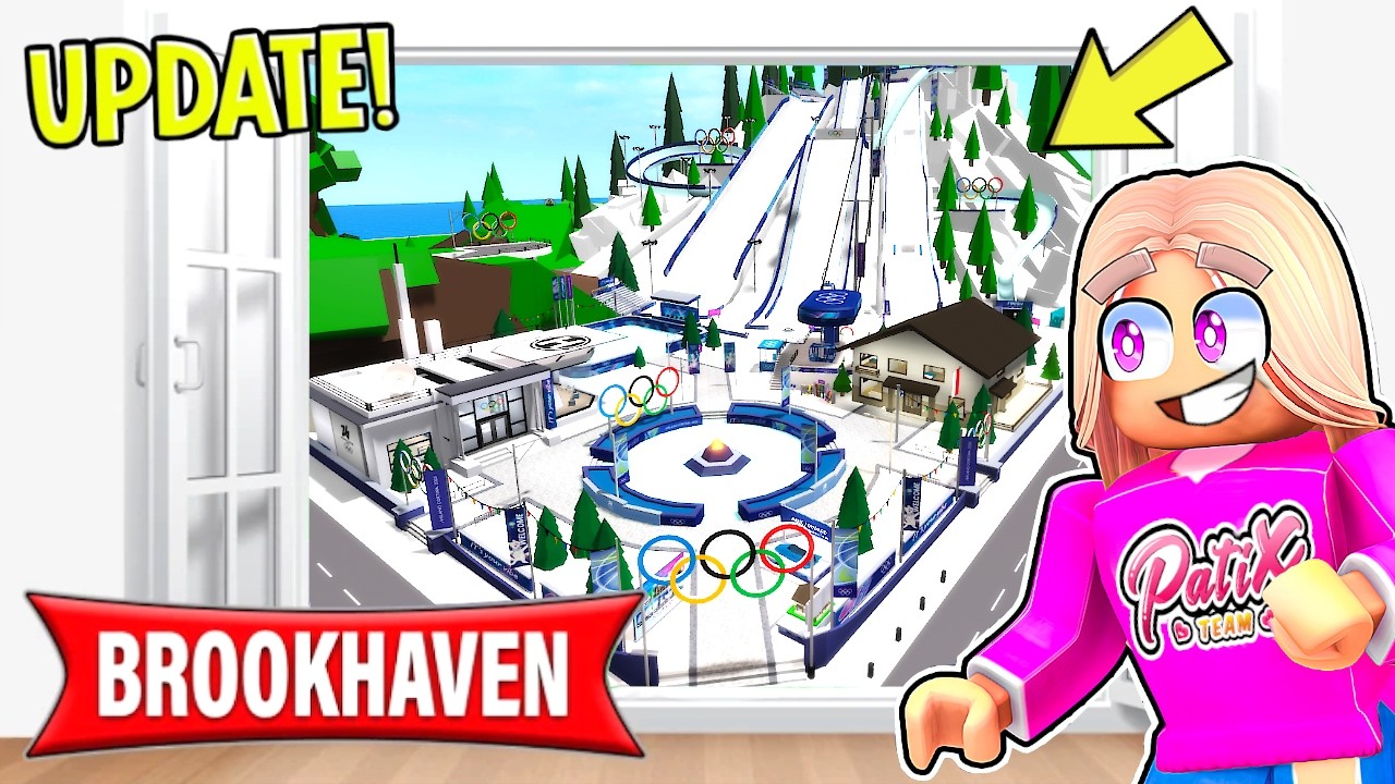 NAJNOWSZY UPDATE BROOKHAVEN! ZIMOWA OLIMPIADA! 🏂