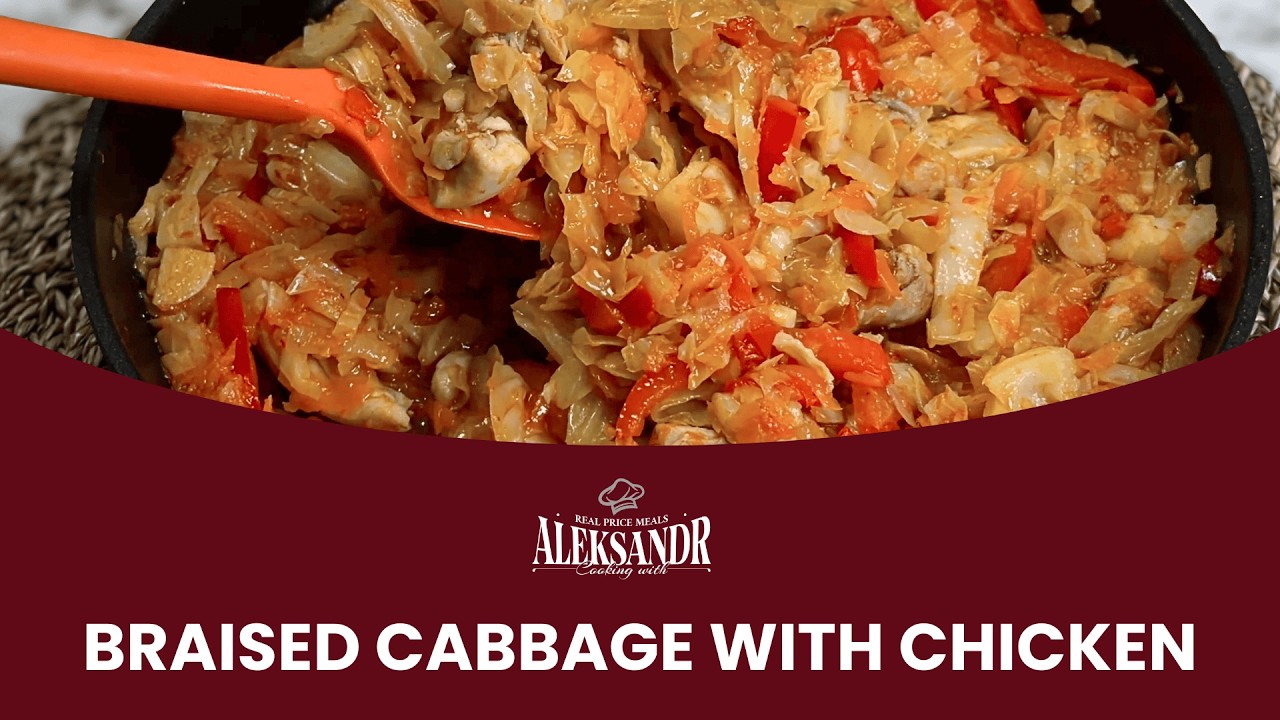 Braised Cabbage with Chicken | Real Price Meals