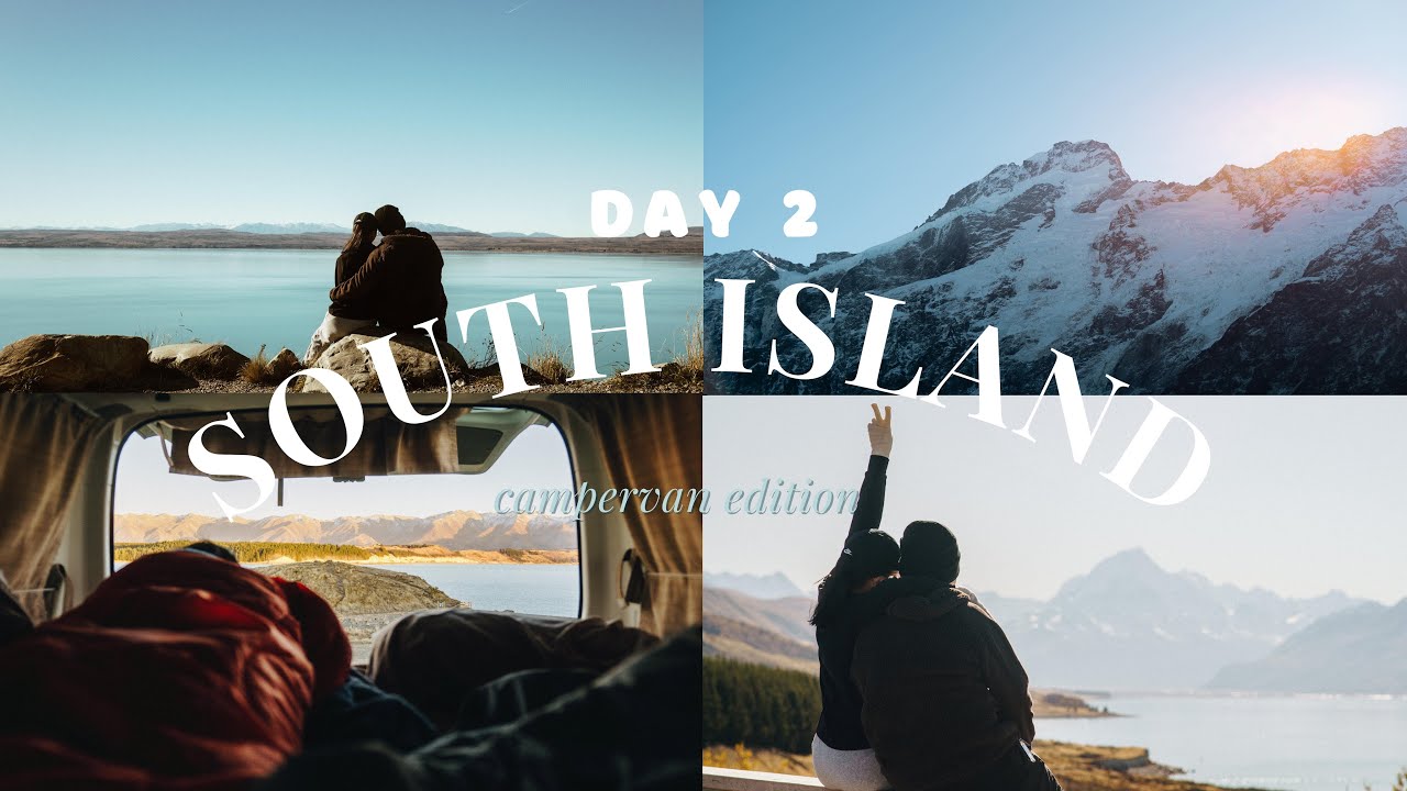 New Zealand Road Trip Day 2 | Lake Pukaki, Peter's Lookout, Mount Cook, Glentanner Holiday Park