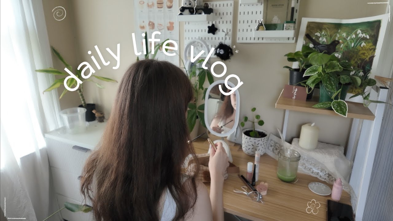 DAILY LIFE VLOG 🧸🌿 getting back to life, new job, early mornings, self care, no talking
