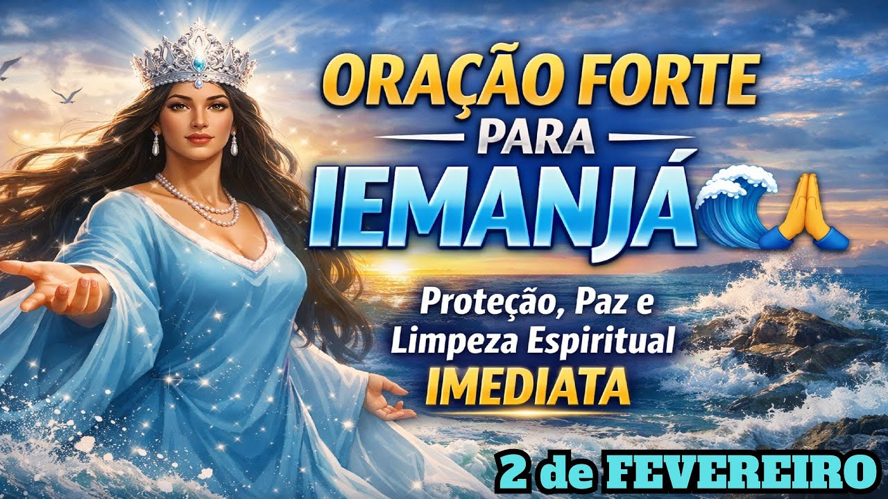 “ORAÇÃO FORTE PARA IEMANJÁ 🌊🙏 Proteção, Paz e Limpeza Espiritual IMEDIATA”