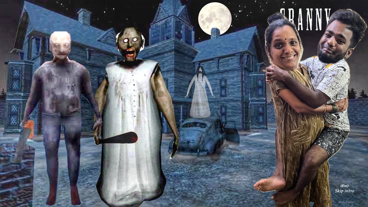 DOOR ESCAPE IN REAL GRANNY 3 GHOST HOUSE | REALIFE GRANNY 3 👻 #vlog #ghost #funny #comedy #trending