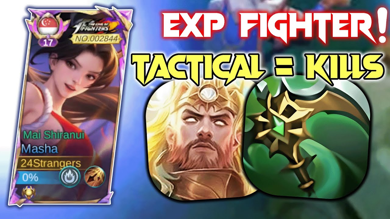 MASHA ATK SPEED WITH BURST BUILD IS SUPER AWESOME! (TACTICAL KNOWLEDGE)