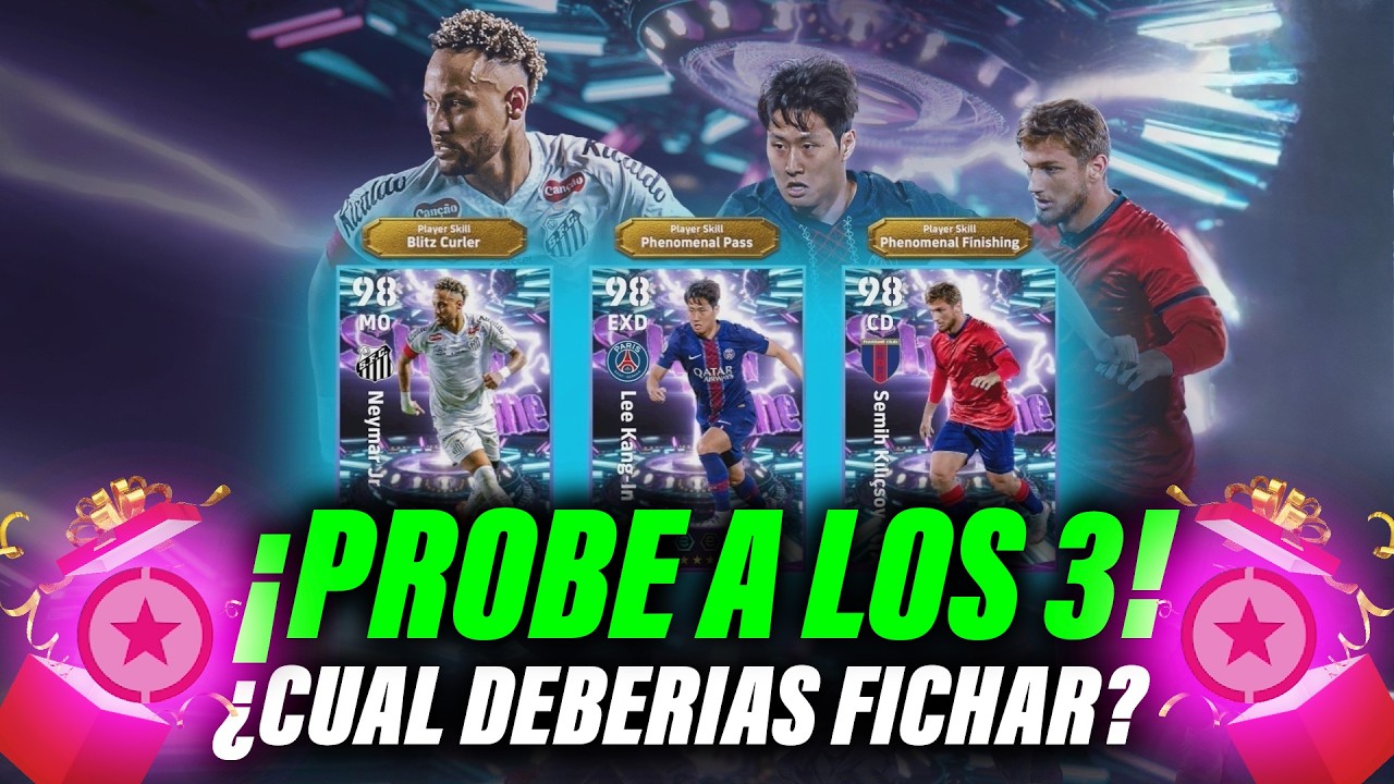 ¡¡¡1 de los 3 ME PARECIO una BEEESTIA🐐!!! y no... no es NEY... ¡¿A QUIEN FICHO?! - eFootball 26