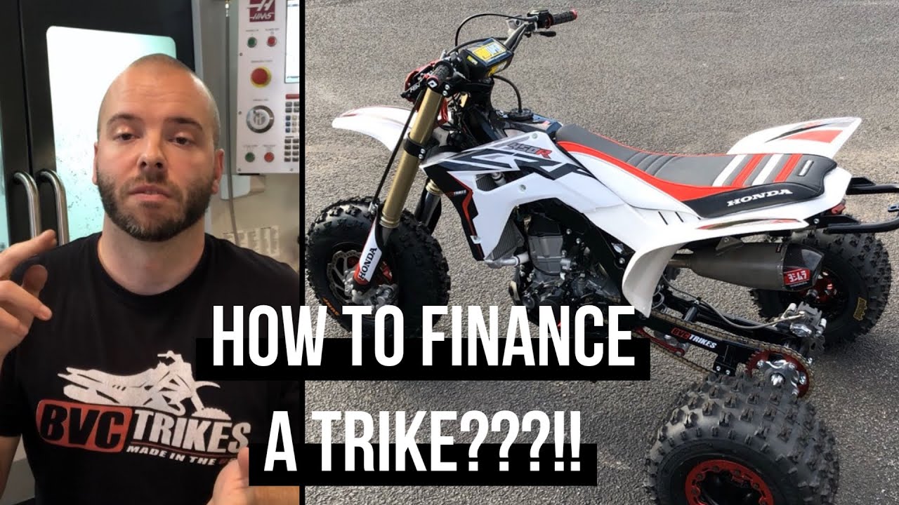 YOU Can Finance a Custom Trike Kit???! BVC Trikes CRF450R CR250 YZ250 YZ450f KTM500EXC Trike Kits