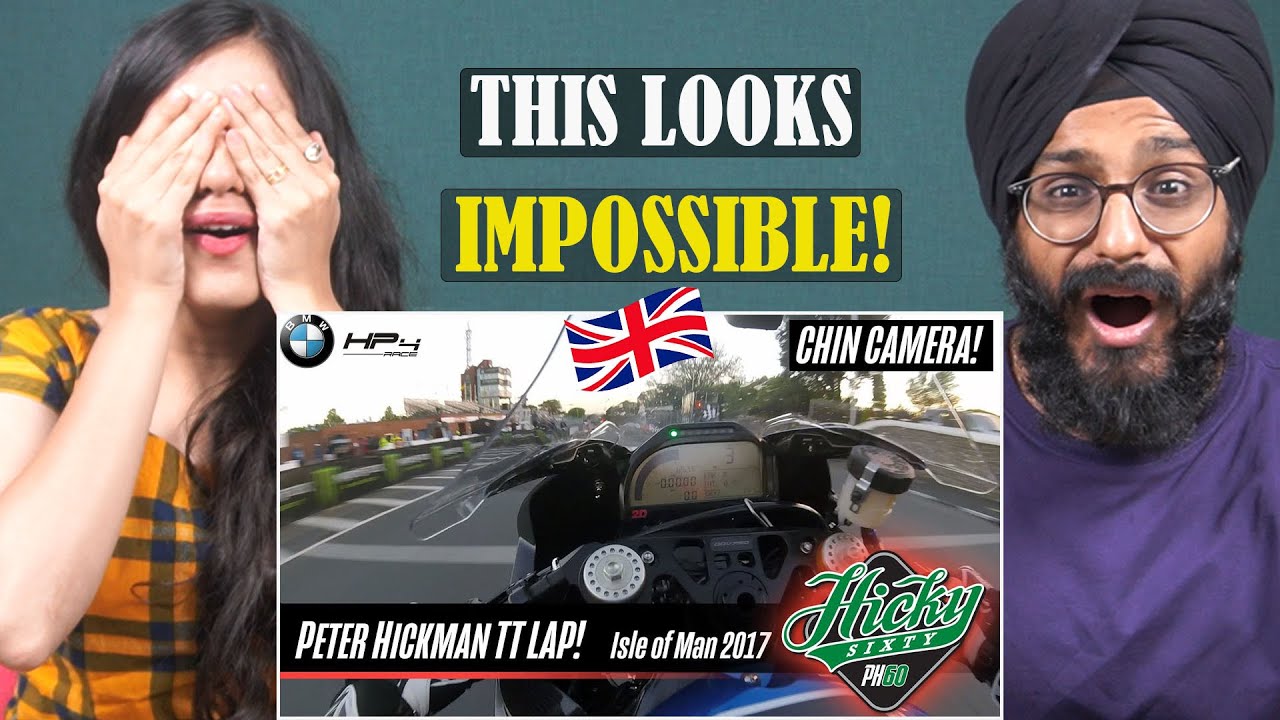 Indians React to Peter Hickman Chin Camera - Isle of Man TT Full Lap!