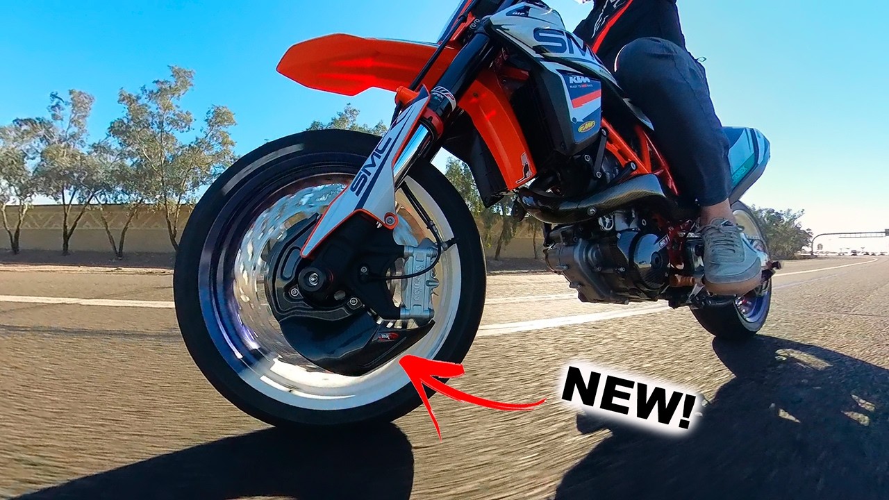 Стоит ли обновлять передний тормоз на вашем KTM 690 SMC R?