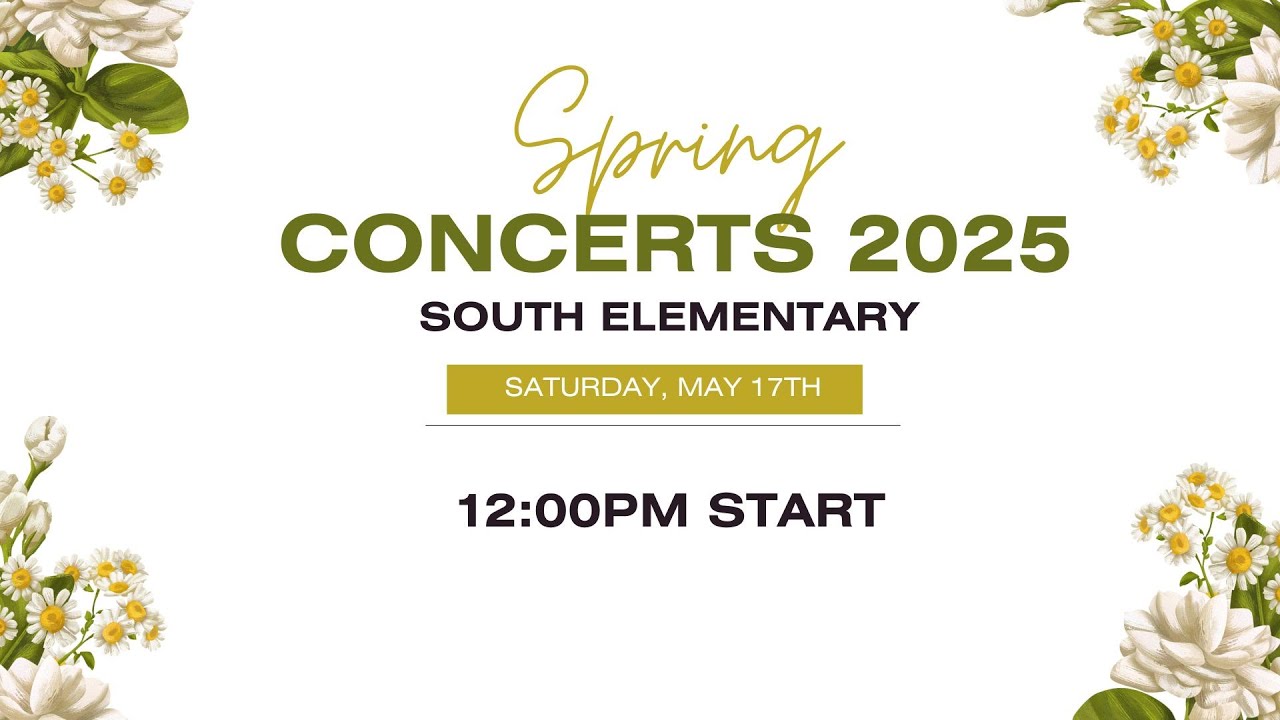 South School Spring Concert 2025