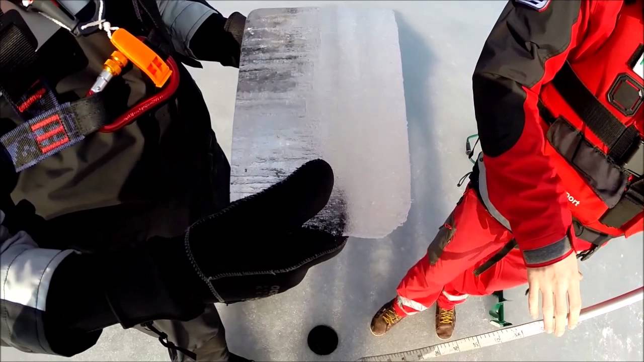 Informacja o stanie lodu na jez. Niegocin - 26.02.2015r.