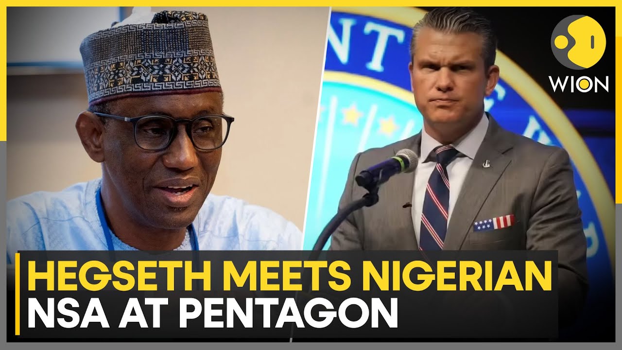 Pete Hegseth Meets Nigerian NSA at Pentagon Amid Trump&rsquo;s Threats to Deploy Troops | WION