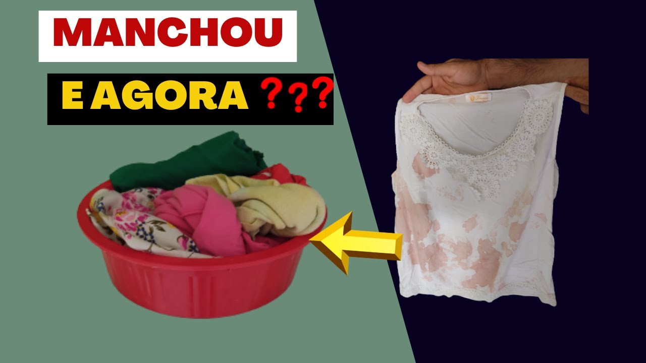 Como tirar MANCHAS de ROUPAS feita por outra Roupa. incrivelmente facil.