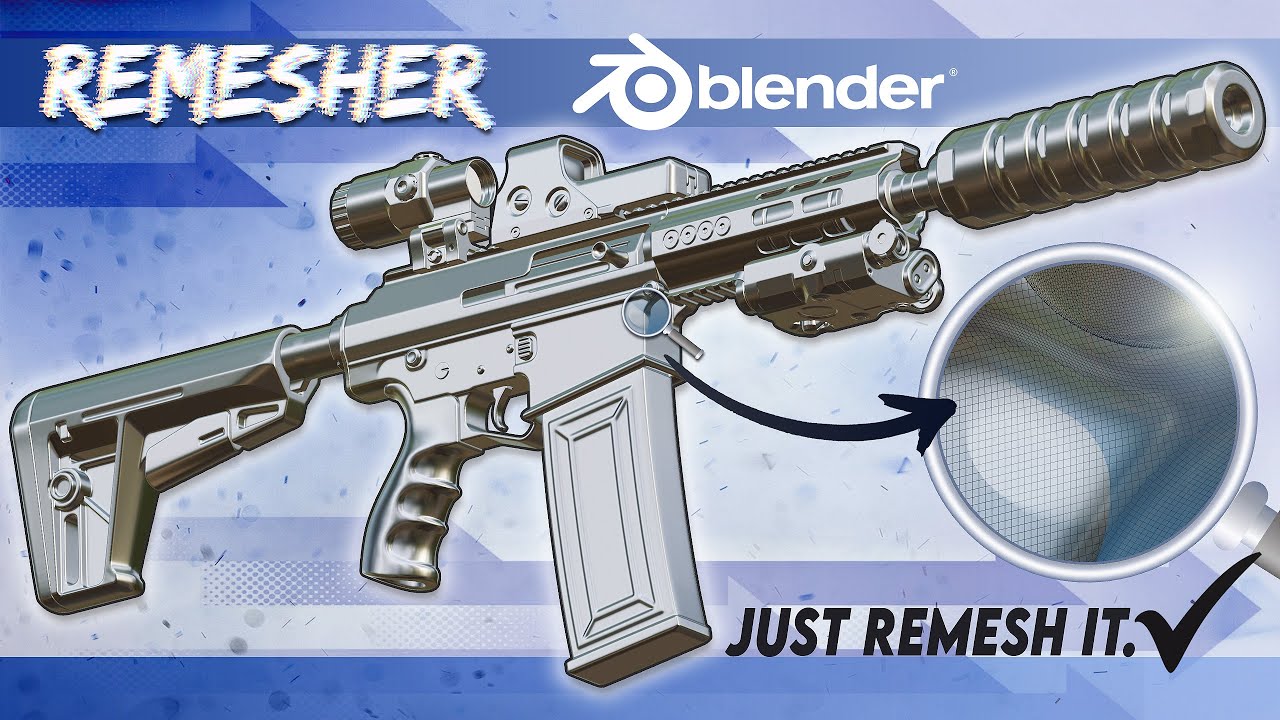 Master the Remesher: Ultimate Guide to Hard Surface Art in Blender